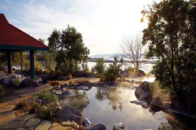 Polynesian Spa.  Thermal hot springs and health spa. Rotorua, New Zealand